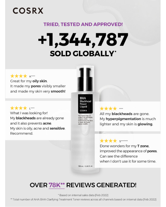 COSRX - BHA Blackhead Power Liquid 100ml
